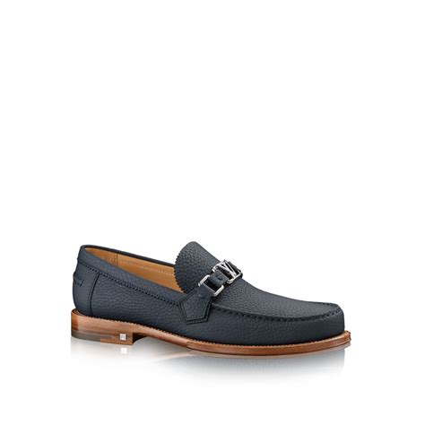 louis vuitton mens blue loafers|Louis Vuitton major loafer.